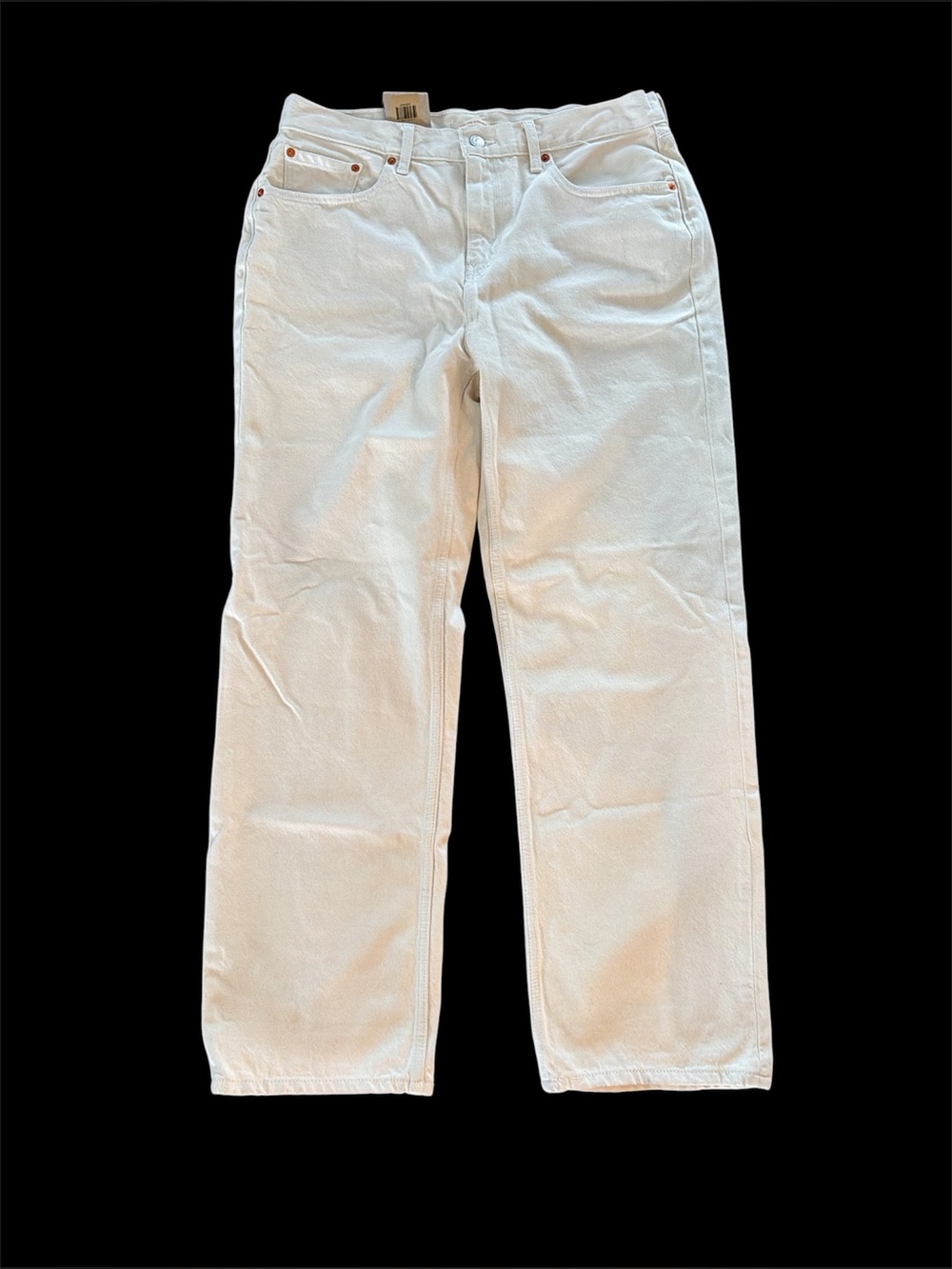 Levi Strauss Low Pro Straight Ivory Jeans Size 31X30 NWT